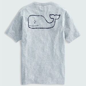 Vinyard Vines Mens Vintage Heather Gray Whale‎ Graphic Tee Size XS